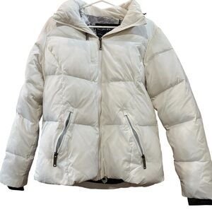 Liquid White Puffer Down Ski Jacket womens size Large
